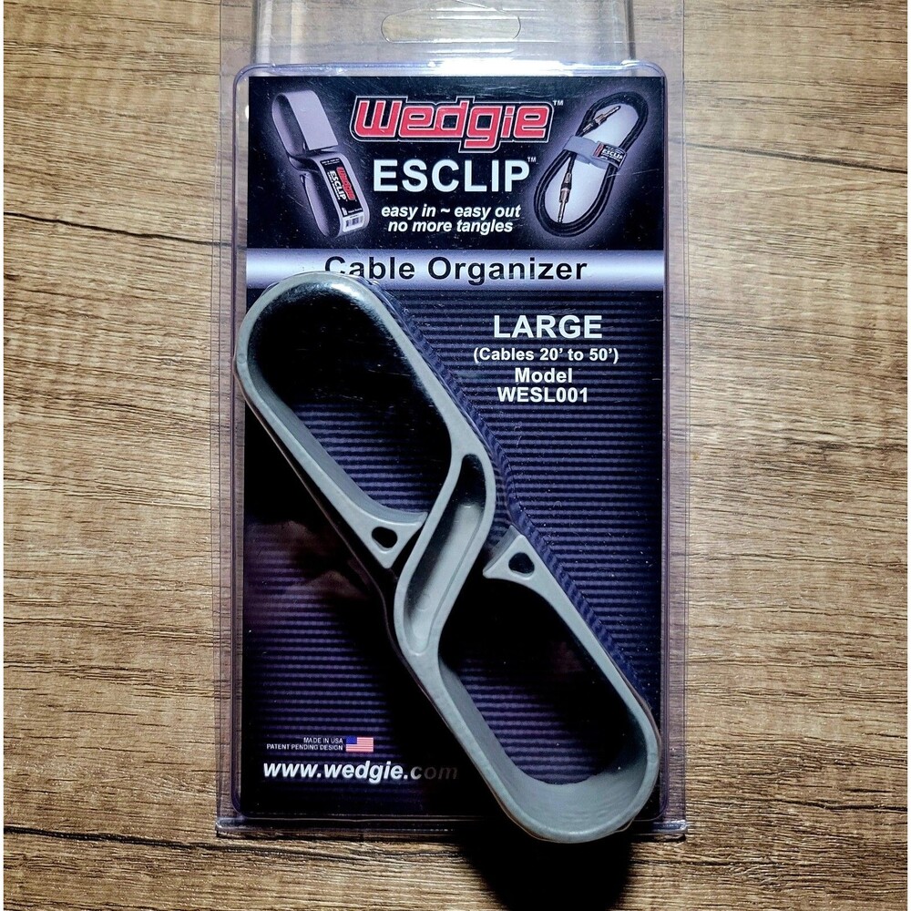 WEDGIE "ESCLIP" Large Cable Organizer, Live Music | No More Tangles